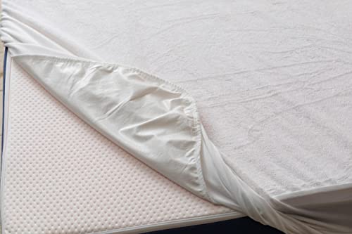 Premium Waterproof Mattress Protector For Full Size Bed, Cooling Soft Cotton Top, Noiseless, Machine Washable, White Fitted Mattress Cover With Deep Pockets To Fit 8-18 Inch Mattress #TOP3