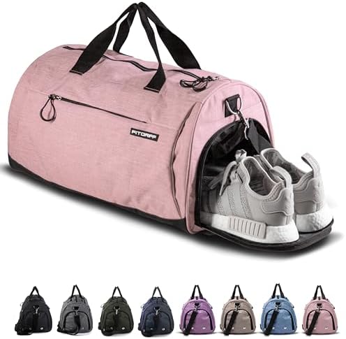 Fitgriff® Gym Bag for Men & Women with Shoe & Wet Compartment - D...