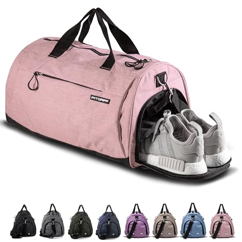 Fitgriff® Gym Bag for Men & Women with Shoe & Wet Compartment - Duffle Bag for Travel, Sports,...