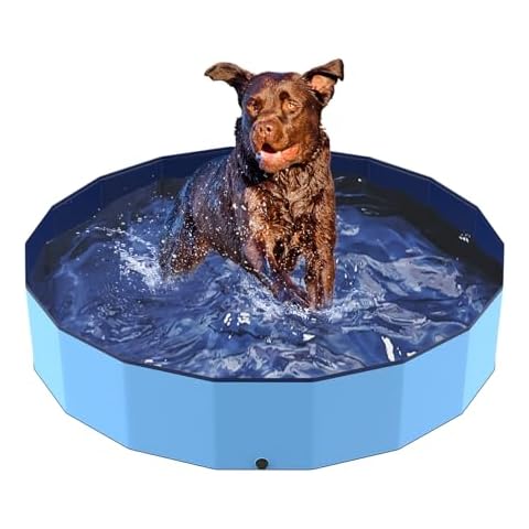 Foldable Bath Pool for Dogs & Kids 37" Cover