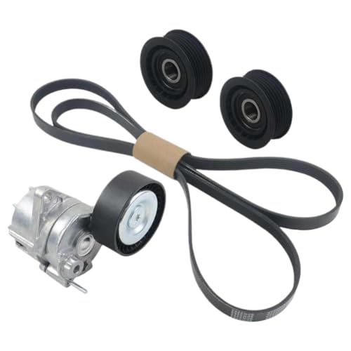 Jeu de courroies trapézoïdales avec tendeur pour Mercedes W204 S211 W639