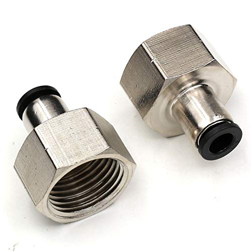 CEKER Raccords Push Pneumatiques 1/2 NPT, 2 Packs