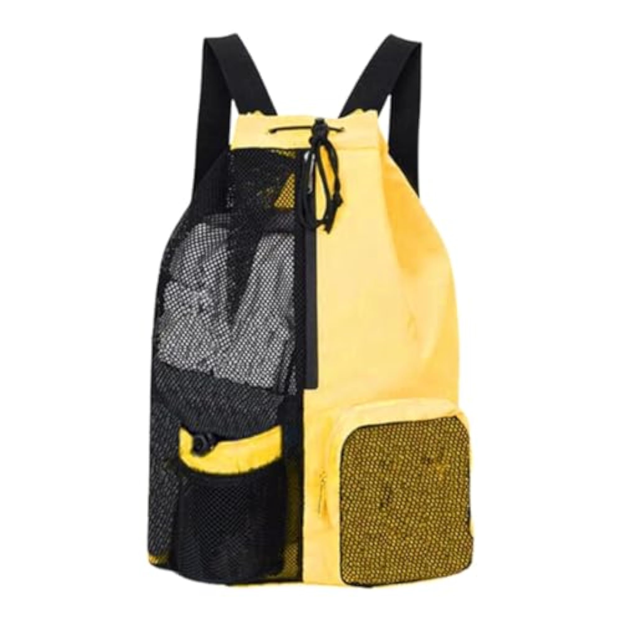 Mesh Drawstring Backpack Large Capacity Gym Bag
