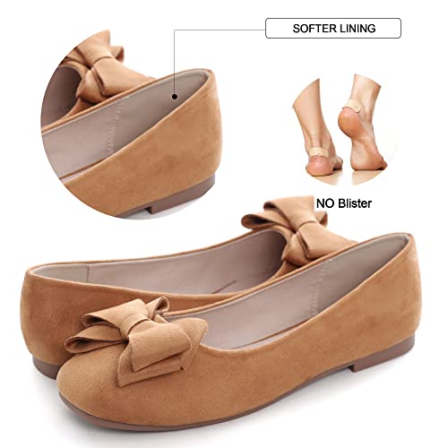 Image of Dear Time Women's Flats Shoes Bowknot Dressy Ballets Loafers Wedding Business Casual Walking Shoes