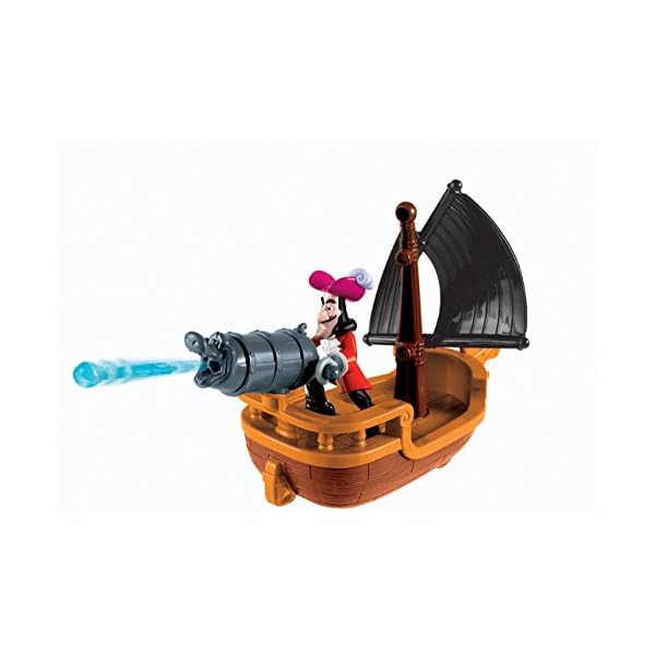 Mattel W5264 - Disney's Jake und die Nimmerland Piraten-Hooks Kanonenboot – Bild 5