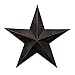 CWI Gifts 6-Piece Barn Star Wall Décor Set, 3.5-Inch, Antique Black