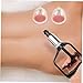 ORFOFE 2pcs Handheld Vacuum Cupping Pump for Massage Suction Manual Tool for Neck Back and Cupping Massage Cups for Home and Office Use