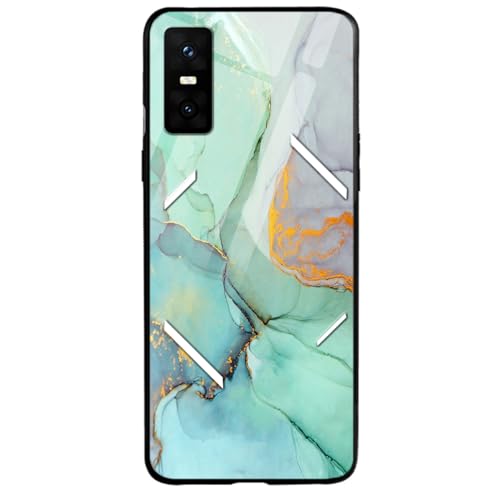 Image of COLORflow Back Cover Compatible with Infinix GT 30 Pro 5G | Green Marble | Shockproof TPU Bumper Cover with Camera Protection Back Cover Compatible with Infinix GT 30 Pro 5G