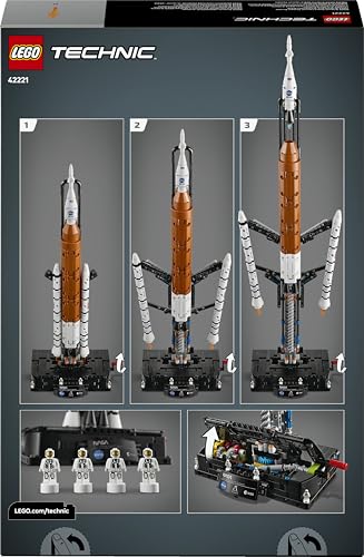 Technic Sistema di Lancio Spaziale Razzo NASA Artemis - Giocattolo STEM Interattivo con 4 Astronauti e Funzione di Separazione degli Stadi - Regalo per Bambini e Bambine da 9 Anni in su - 42221 - Lego - Immagine 10