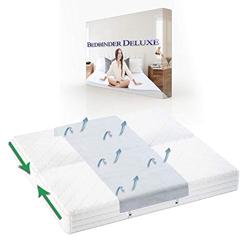 Bedbinder Deluxe Cuña Unir Colchones Blanco 60cm. Detenga El Deslizamiento De Los...