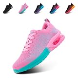 Hitmars Zapatillas Running Mujer Zapatos Deportivas Sneakers Deporte Calzado Deportivo Zapatillas Tenis Sport Correr Rosa EU 39