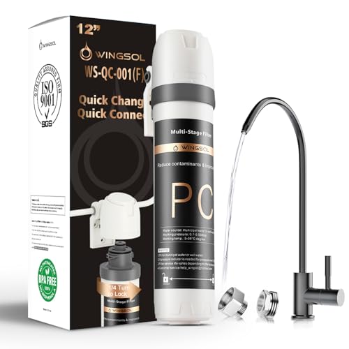 WINGSOL Under Sink Water Filter System with Faucet
