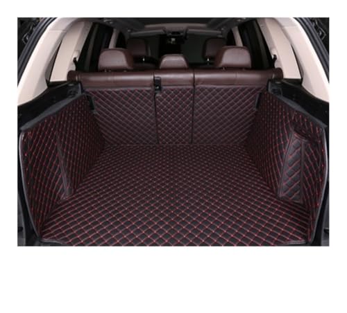 Tapis de coffre en cuir haut de gamme pour Audi Q7 4M 7 places 2015-2020