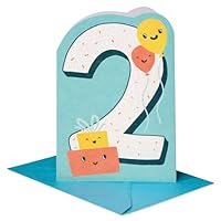 American Greetings 2nd Birthday Card (2 Adorable for Words)