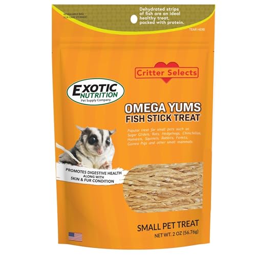 Omega YUMS Peixe Peixe para Planadores de Açúcar | Tudo natural e feito com peixe de verdade, 59 ml