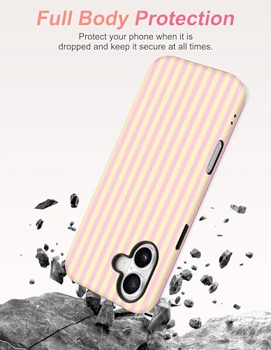 Coque iPhone 17 compatible MagSafe antichoc en TPU et PC rigide à rayures - 4