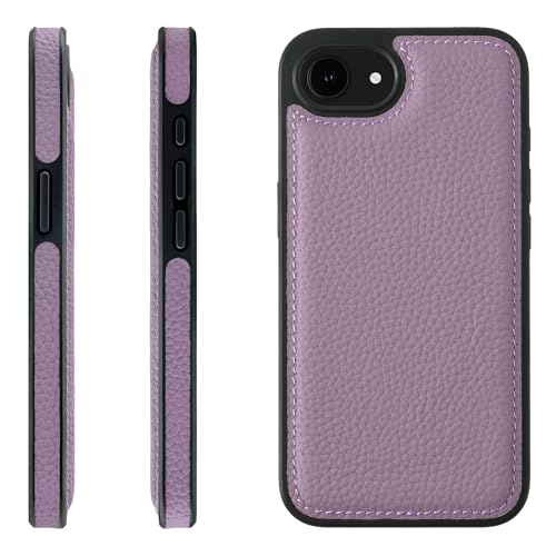 HANATORA for iPhone 16e �P�[�X �{�v �ϏՌ� �o���p�[�^ �X�}�z�P�[�X �X�}�z ���ʖ{�v �V�������N���U�[ �M�t�g �p�[�v�� WPG-16e-Purple