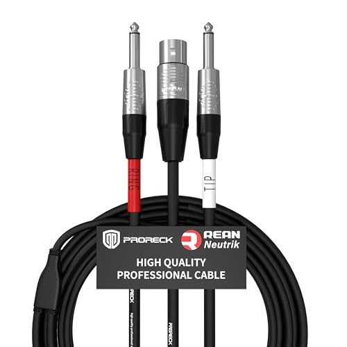 Câble XLR femelle double TRS mono pour vos configurations de scène et studio