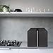 Kingshion Ice Machine Cover - Bread Maker Cover - Ice Cream Maker Cover - Ice Maker Cover - Dust Protection - Stain Resistant - Washable - Appliance Cover - Dark Grey