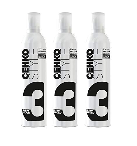Mousse coiffantes Diamond C:EHKO Style fixation forte brillance éclat