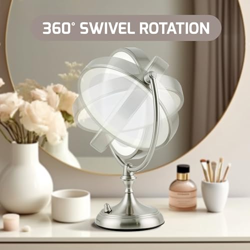 OVENTE Espejo de Maquillaje de Mesa Iluminado 9 Pulgadas miniatura 3