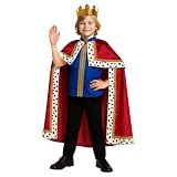 Morph Disfraz de Rey para Niños, Disfraces Medievales para Niños, Trajes Medievales Infantiles, Disfraces de Halloween para Niños, Small