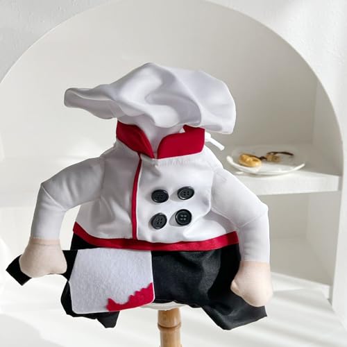 Disfraz Chef para Perro Talla M Multicolor miniatura 6
