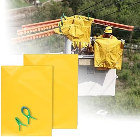 Insulating Blanket for Electrical Safety, 400V-10KV Resin Insulation, Anti-Slip Design, Ideal for Substations, Distribution Rooms & Workshops, Durable & Protective Cover