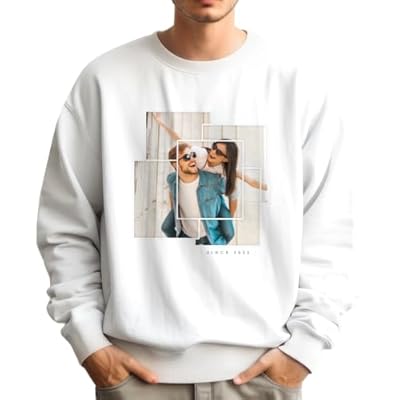 Transparent Gift Sudadera Personalizada con Foto Puzle. Sudaderas San Valentín. Parejas. Regalos Personalizados con Fotos para Hombre y Mujer. Regalo Original y Divertido. Regalos Originales Familia | Ya disponible en tu tienda friki favorita! En mundofriki.es!