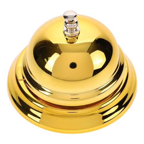 Sewroro Desk Bell Metal Call Bell for Restaurant Kitchen Reception Service with Clear Loud Ring for Customer Attention and Game Buzzing