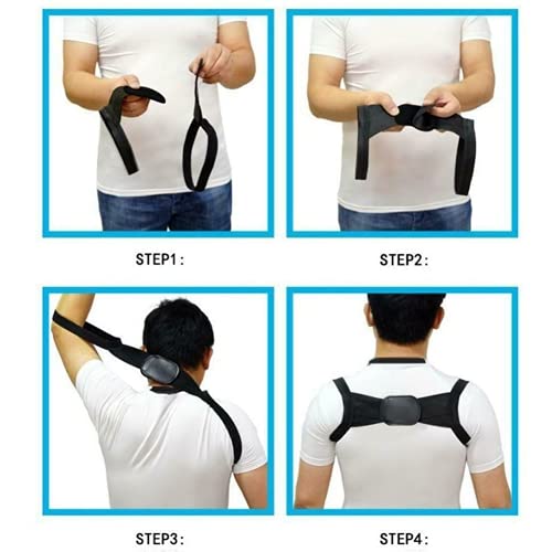 Unisex Invisible Support Belt Back Shoulder Posture Corrector Orthotic Spine Support Belt In Stock - Image 3