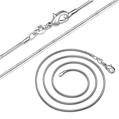 [LJSLSD] 16-28 �C���` (40-80 �Z���`���[�g��) 100% �{���̃\���b�h 925 �`���[�J�[�l�b�N���X 1mm �X�l�[�N�`�F�[���l�b�N���X�����p