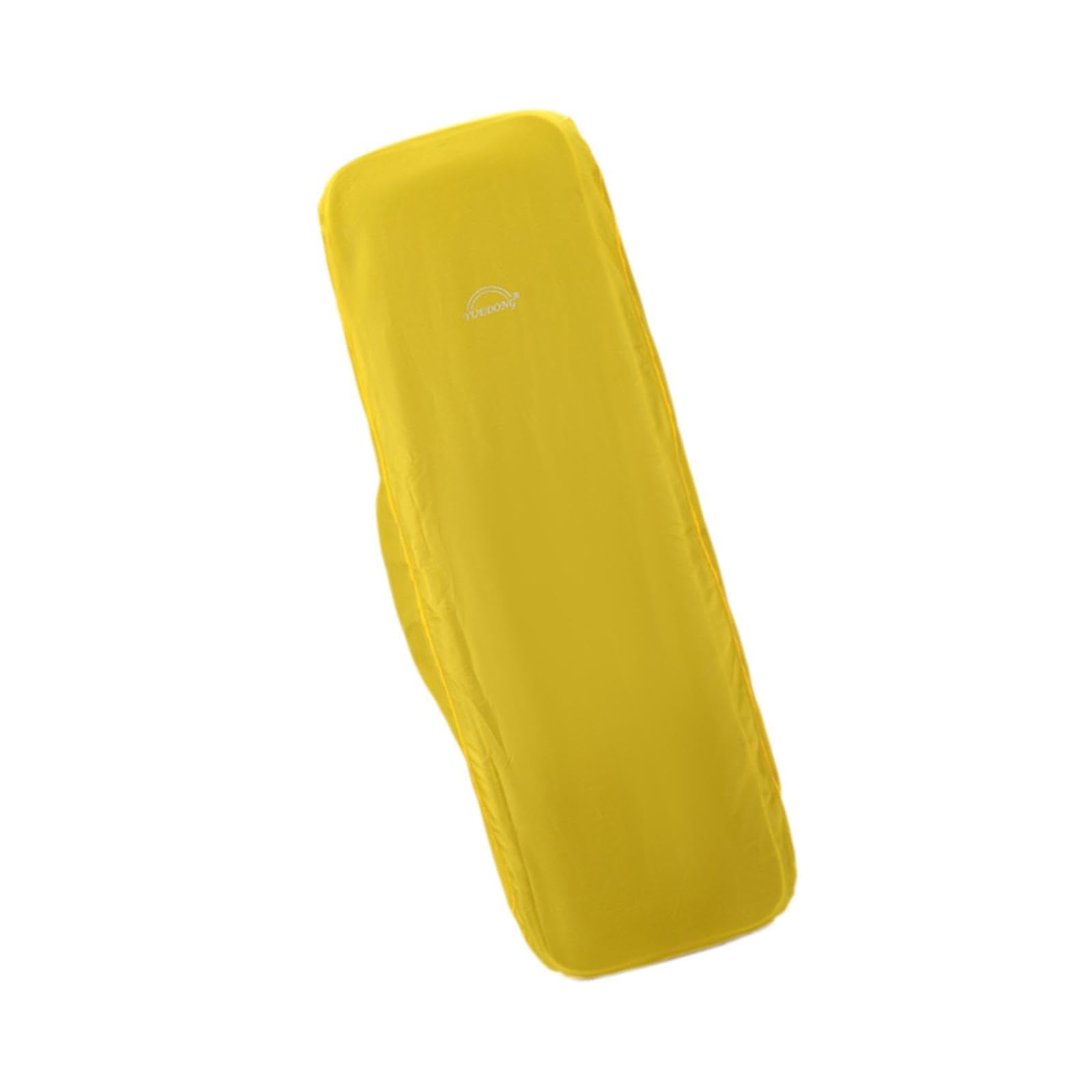 Baoblaze Copertura antipioggia per violino Custodia per violino Impermeabile Multifunzione Leggera Custodia per strumento per violino Antipolvere per viaggio, Rettangolo giallo