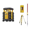 Stabila LAR350 Fully Self-Leveling Rotary Laser 9-piece Kit Interior/Exterior Horizontal, Vertical Levelling, Dual-Slope, Section Mode, LED Assist, Manual Alignment, Motion Control and Plumb Lines