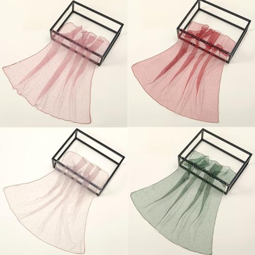 Women's Glitter Decor Head Scarf, Soft Glitter Rhinestone Long Scarf Shawls, Glitter Head Scarf2