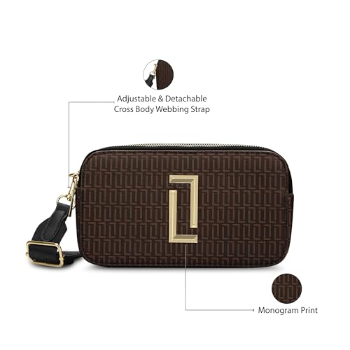 Image of Lavie Luxe Women's Mono Fenny Crossbody Sling Bag | Ladies Purse Handbag | Gift for Women