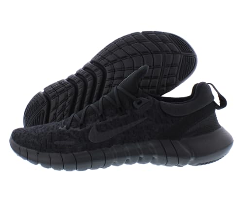 Nike Mens Free Run 5.0 Running Shoes Black/Black...