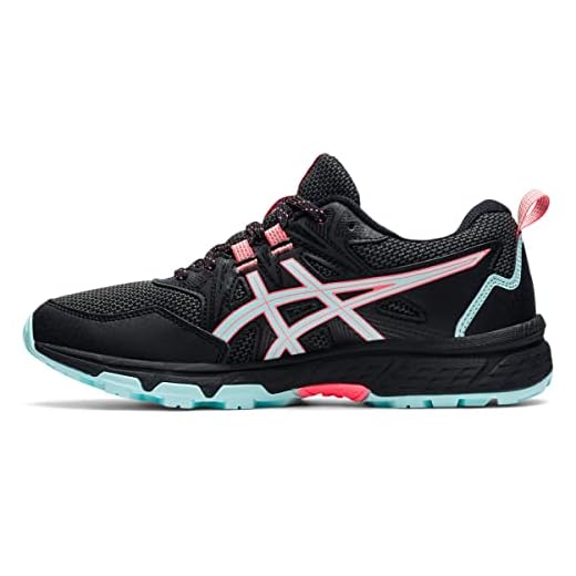 ASICS Women's Gel-Venture 8 Running Shoe, 9.5, Black/Clear Blue