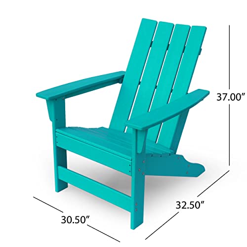 Christopher Knight Home Encino Adirondack Chair, Teal #TOP16