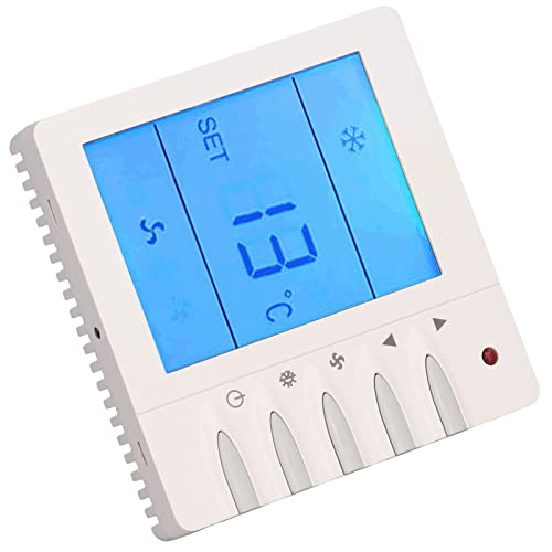 Termostato Programable Termostato LCD para Ventilador de Acondicionamiento Central del Hogar 220V Termostato Programable Termostatatlcd Termostatuniversial Termostattermostato para