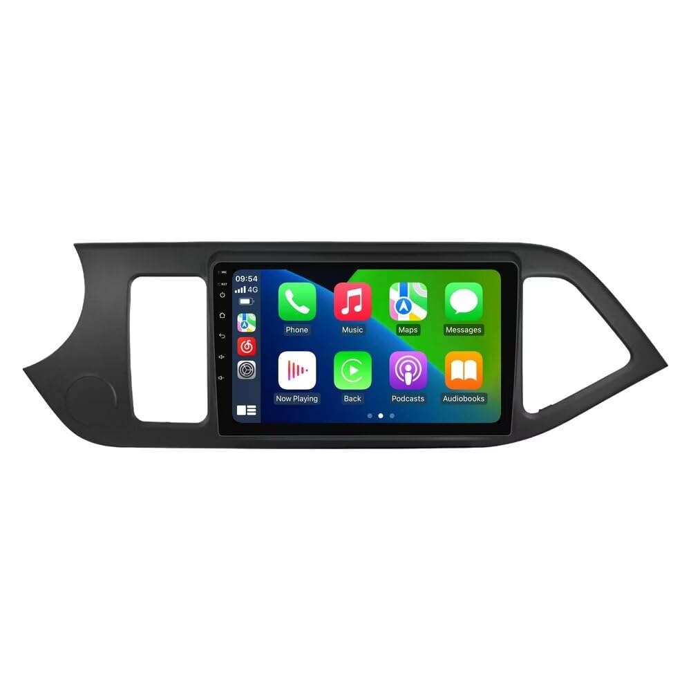 Autoradio Android 14 Double Din Per Kia Morning 3 Picanto 2017-2020 - Schermo 9 Pollici 2K, CarPlay, Android Auto, GPS, 4G
