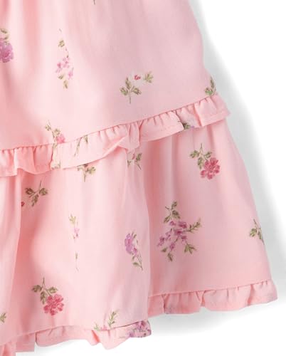 Image of The Children's Place Girls' Smocked Top and Skirt 2 Piece Set