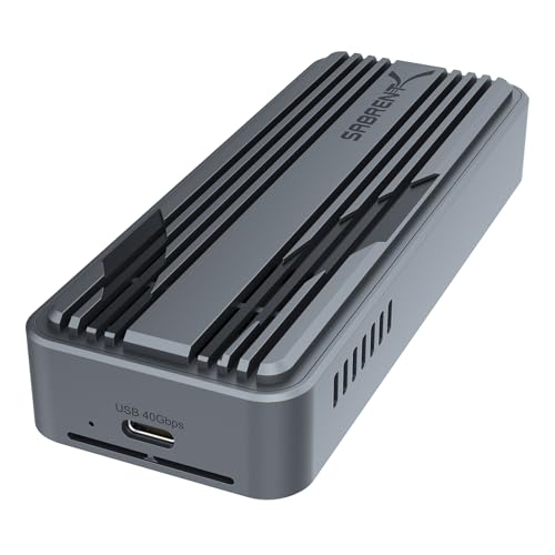 SABRENT USB4 NVMe SSD Enclosure – Tool-Free USB 4.0...