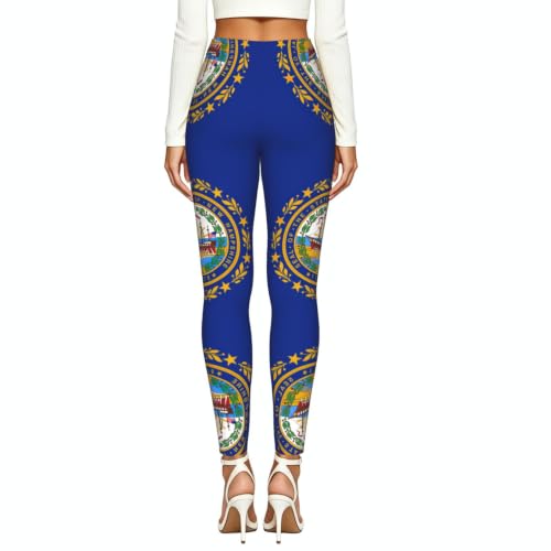 Leggings para mujer New Hampshire pantalones deportivos elásticos mallas gimnasio y running 3