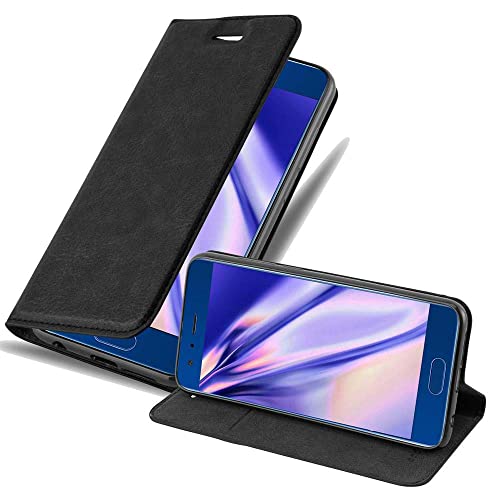 Custodia Portafoglio Cadorabo Per Honor V9 - Pelle Nera Con Slot Carte E Chiusura Magnetica