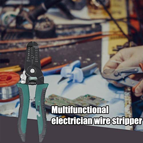 Pince à sertir multi-outils dénudeur de fil pour travaux électriques, Argento