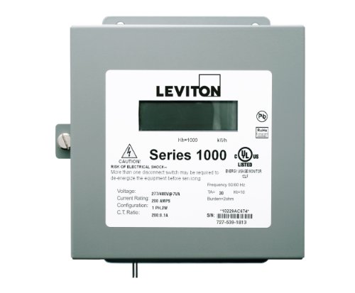 Leviton 1N240-21 Sub-Meter Series 1000 Dual Element Indoor Surface Mount Enclosure