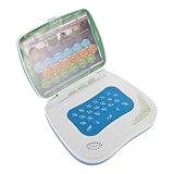 MOLUCKFU Mini Arabisch Lernspielzeug Computer für Touchscreen Lernlaptop mit Wiederholfunktion...