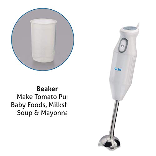 Image of Glen Stainless Steel Sa 4049 200 Watts Hand Blender (White)