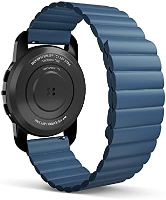 Watch Band, Magnetic Smartwatch Bands, Silicone Strap Quick Release 20mm Smartwatch Straps for Women Men Watch Strap with Spring Bar for Gear S2 Classic Galaxy Watch Active Fenix 5S Plus S40 S40-GOLG